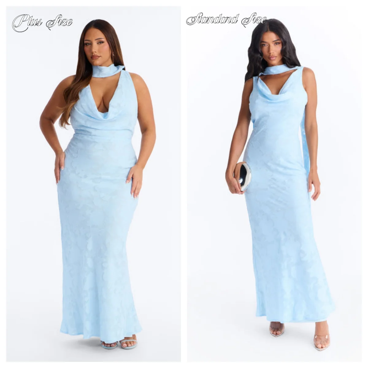 Plus-Size Women Blue Print Maxi Deep V-neck Long Dress Chic Sleeveless Backless Slim-fit Pleated Lace Up Lady Vacation gowns
Plus-Size Women Blue Print Maxi Deep V-neck Long Dress Chic Sleeveless Backless Slim-fit Pleated Lace Up Lady Vacation gowns