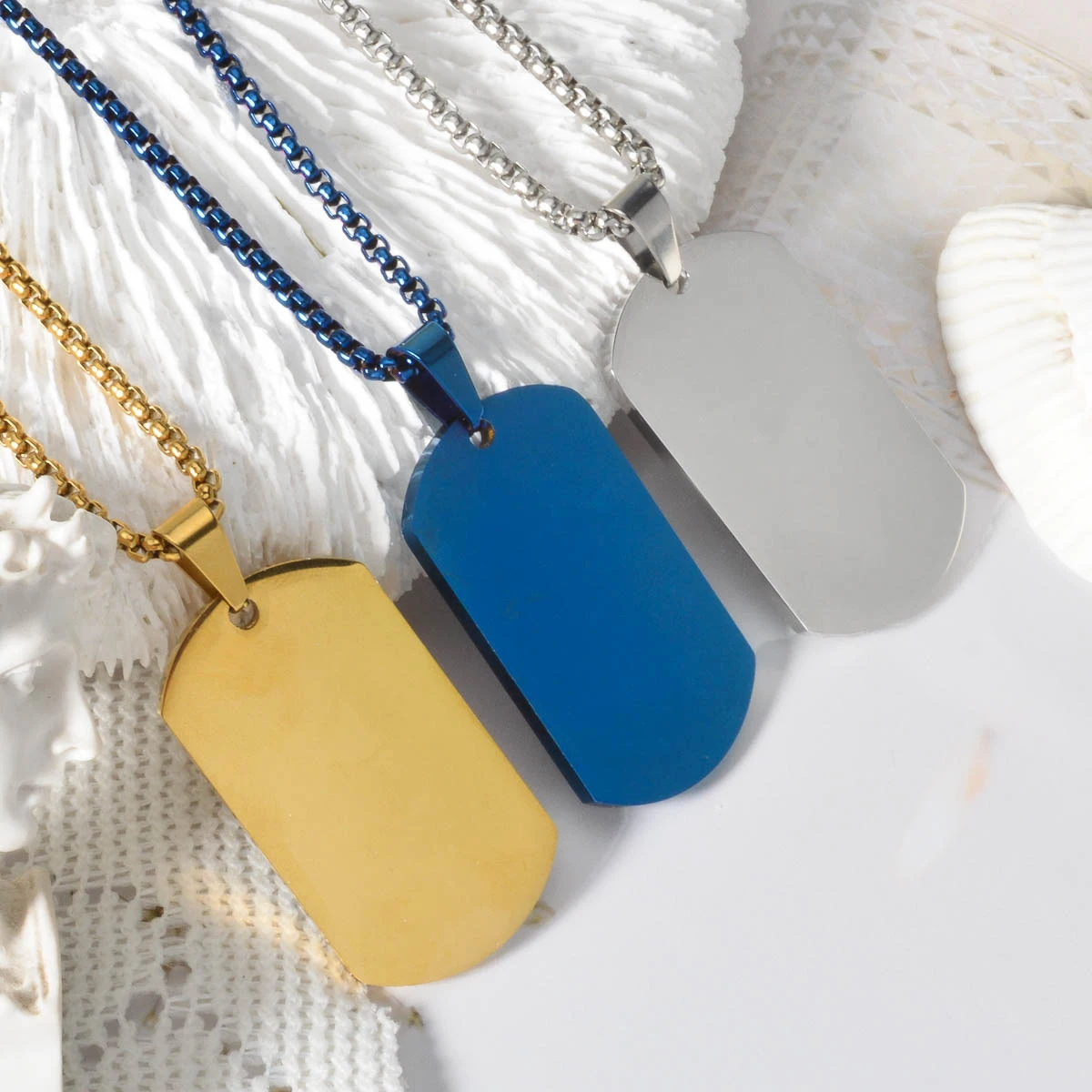 304 Stainless Steel Tag Pendant Necklace New Hip Hop Military Style ID Tag Necklace for Men Women Jewelry Accessories
304 Stainless Steel Tag Pendant Necklace New Hip Hop Military Style ID Tag Necklace for Men Women Jewelry Accessories