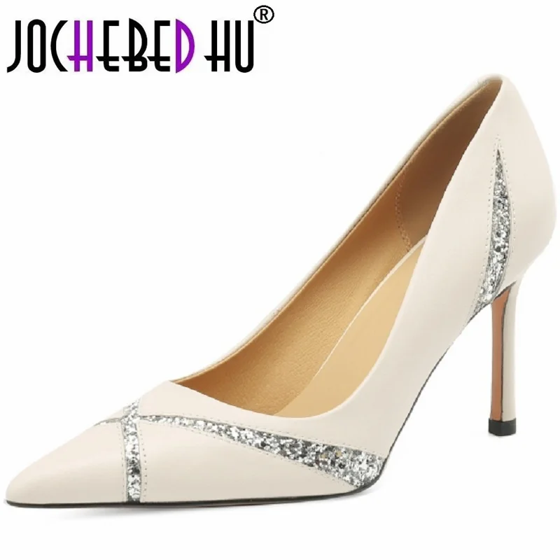 [Jochebed hu】модные женские брендовые туфли из натуральной кожи на высоком каблуке с французским острым носком на шпильке элегантные женские Вечерние туфли на высоком каблуке
[Jochebed hu】модные женские брендовые туфли из натуральной кожи на высоком каблуке с французским острым носком на шпильке элегантные женские Вечерние туфли на высоком каблуке