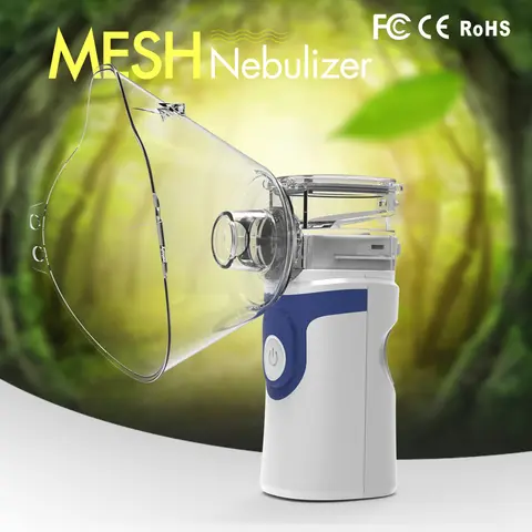 Kiuzou médico handhe nebulizador portátil inalador adulto crianças mini vapor silencioso umidificador nasal inalador ferramentas nebulizador asma