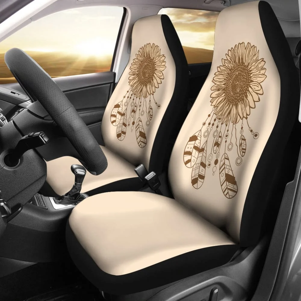 Dreamcatcher Car Seat Covers With Sunflower Feather 212503,Pack of 2 Universal Front Seat Protective Cover
Dreamcatcher Car Seat Covers With Sunflower Feather 212503,Pack of 2 Universal Front Seat Protective Cover