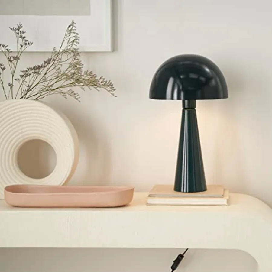 Home 16" Metal Mushroom Table Lamp, Modern, Retro, Desk Light for Bedroom, Dining, Office, Entryway
Home 16" Metal Mushroom Table Lamp, Modern, Retro, Desk Light for Bedroom, Dining, Office, Entryway