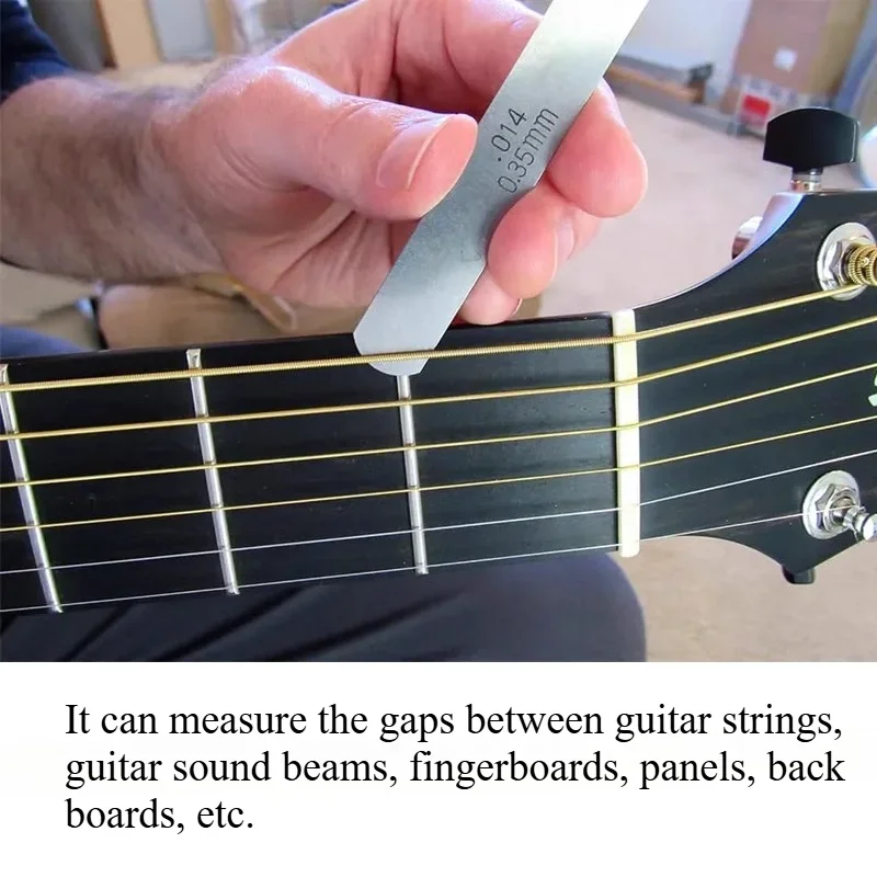 Beyond Music Shop Store-Multifunctional Chord Pitch Measuring Ruler Set Folk String Height Gap Ruler Guitar Measuring Tool