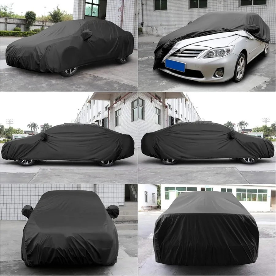 Waterproof All Weather Car Cover for Sedan 178''-185 Full Protection Rain Sun UV Resistance Universal Fit Durable Polyester Fab
Waterproof All Weather Car Cover for Sedan 178''-185 Full Protection Rain Sun UV Resistance Universal Fit Durable Polyester Fab