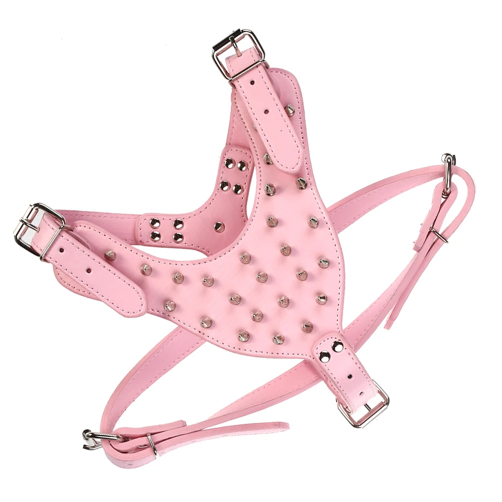 Pet Round Tack Strap Dog Spike Harness Soft PU Reliable Safety Outdoor Accessory Puppy Vest Dog Supply Pet Harness
Pet Round Tack Strap Dog Spike Harness Soft PU Reliable Safety Outdoor Accessory Puppy Vest Dog Supply Pet Harness