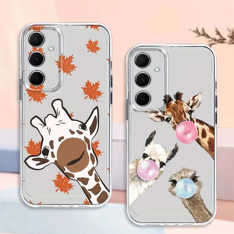 Giraffes Cute Animals Phone Case For Samsung Galaxy Note 20 10 F12 M23 F23 M14 F15 M54 M55 Ultra Plus 5G TPU Transparent
Giraffes Cute Animals Phone Case For Samsung Galaxy Note 20 10 F12 M23 F23 M14 F15 M54 M55 Ultra Plus 5G TPU Transparent