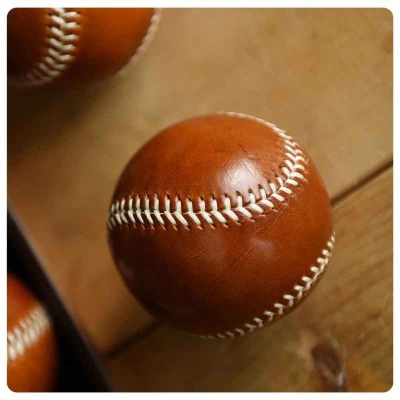 Handmade Top Layer Tanned Leather Baseball Collectible Plaything Gift DisplayItemTexture Hand Sewn Stitching SportsEntertainment
Handmade Top Layer Tanned Leather Baseball Collectible Plaything Gift DisplayItemTexture Hand Sewn Stitching SportsEntertainment