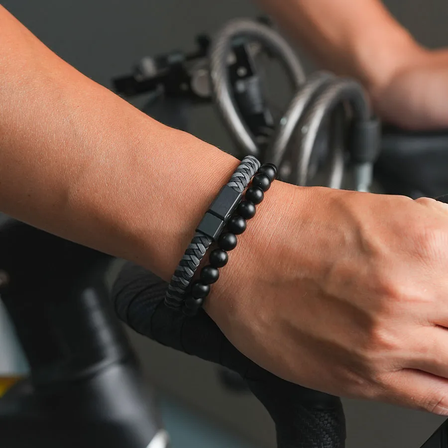 Fashion 2Pcs/set Leather Rope Bracelet Men Apparel Accessories Magnetic Clasp 8mm Onyx Stone Braslet Cycling Homme Hand Jewelry
Fashion 2Pcs/set Leather Rope Bracelet Men Apparel Accessories Magnetic Clasp 8mm Onyx Stone Braslet Cycling Homme Hand Jewelry