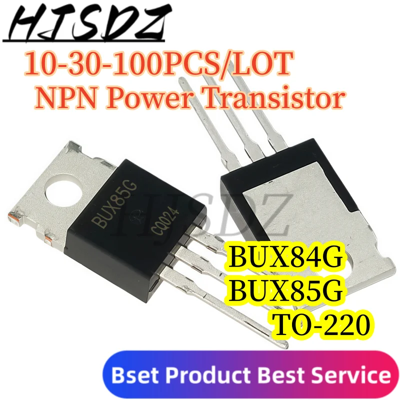 100% качество【10-30-100 шт./лот】BUX84G BUX85G TO-220 Высоковольтный высокоскоростной NPN-транзистор
100% качество【10-30-100 шт./лот】BUX84G BUX85G TO-220 Высоковольтный высокоскоростной NPN-транзистор