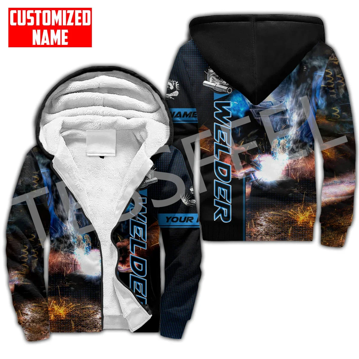 NewFashion Custom Name Cosplay Welder Worker Retro Casual Harajuku 3DPrint Autumn Winter Thick Overcoat Fleece Hoodies Jacket X1
NewFashion Custom Name Cosplay Welder Worker Retro Casual Harajuku 3DPrint Autumn Winter Thick Overcoat Fleece Hoodies Jacket X1