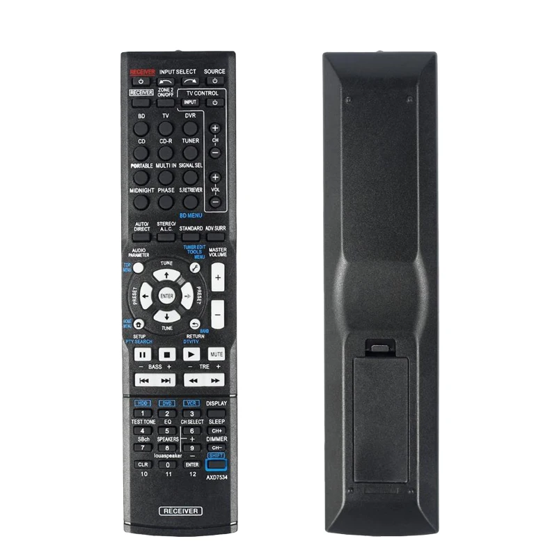 Replacement Remote Control for Cioneer AV Receiver Home Theater AXD7568 VSX-819H-S VSX-519V-k Vsx520 K/VSX-521-K/VSX-920-K
Replacement Remote Control for Cioneer AV Receiver Home Theater AXD7568 VSX-819H-S VSX-519V-k Vsx520 K/VSX-521-K/VSX-920-K