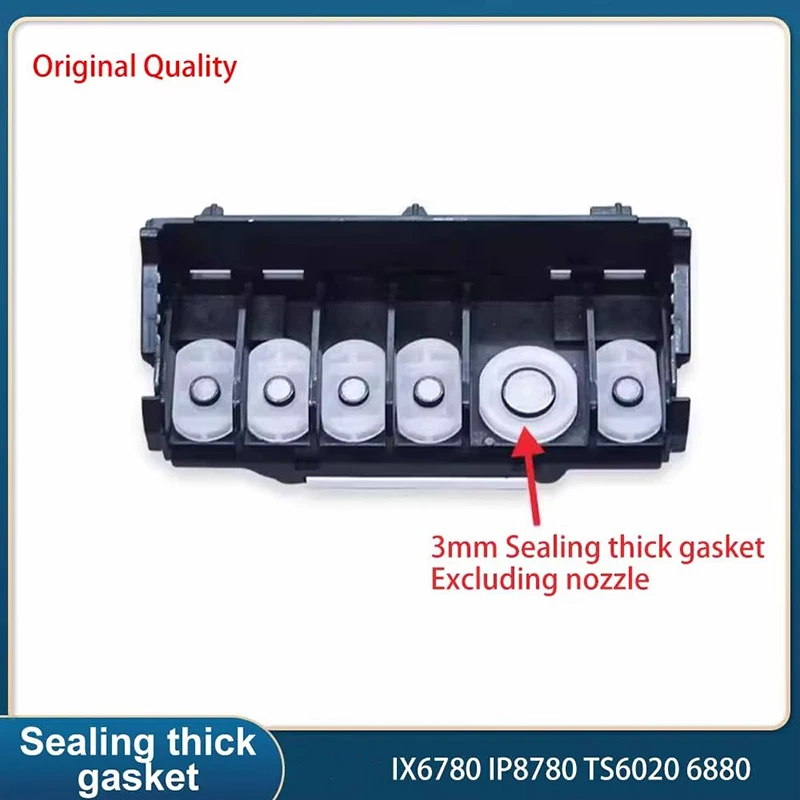 6PCS/SET CMYK Print head gasket suitable For Canon IX6780 IP8780 TS6020 continuous supply ink cartridge nozzle sealing ring 6880
6PCS/SET CMYK Print head gasket suitable For Canon IX6780 IP8780 TS6020 continuous supply ink cartridge nozzle sealing ring 6880