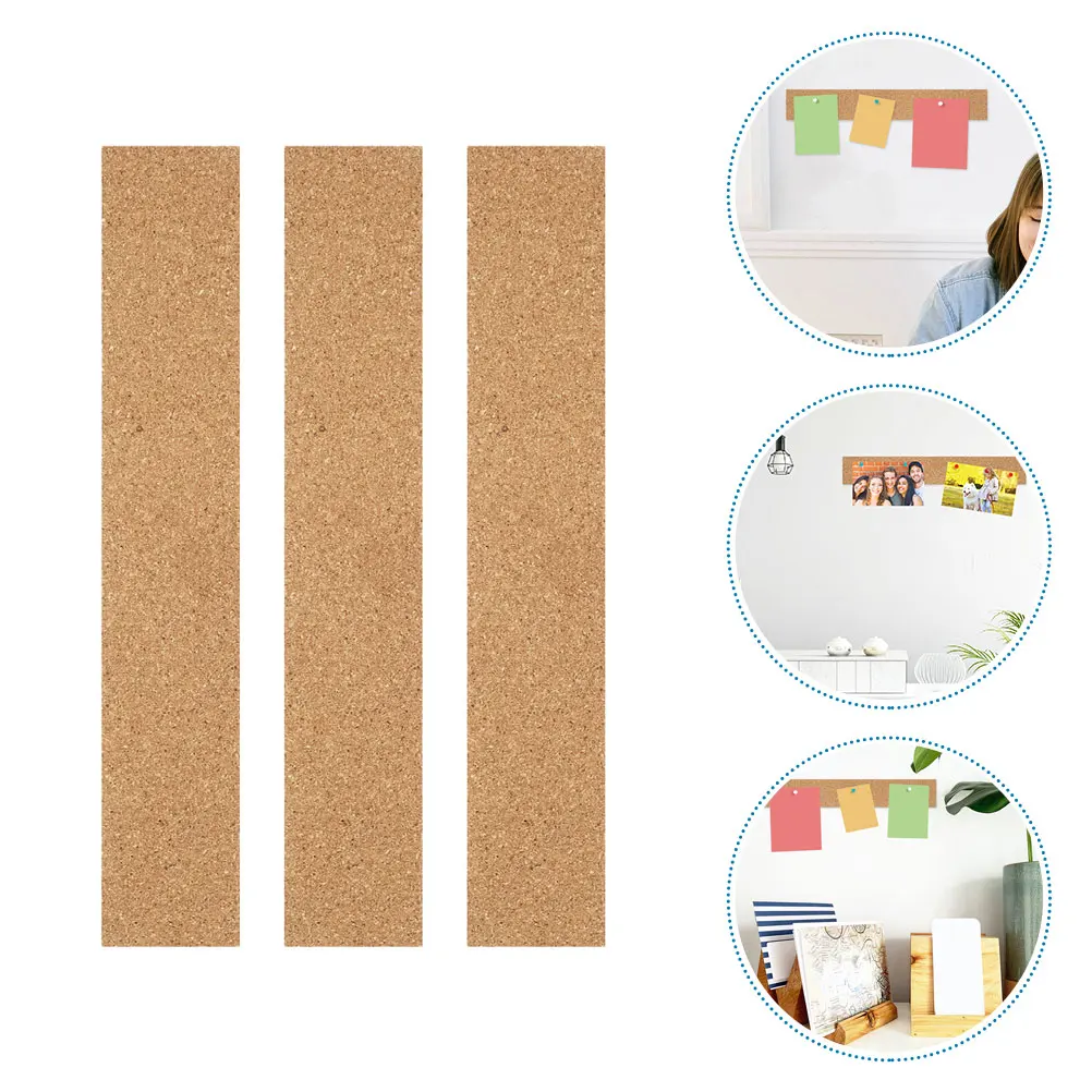 3pcs Adhesive Strip Wall Sticker 30cmx5cmx6mm Natural Bulletin Board for Office Home Memo Photo Display
3pcs Adhesive Strip Wall Sticker 30cmx5cmx6mm Natural Bulletin Board for Office Home Memo Photo Display