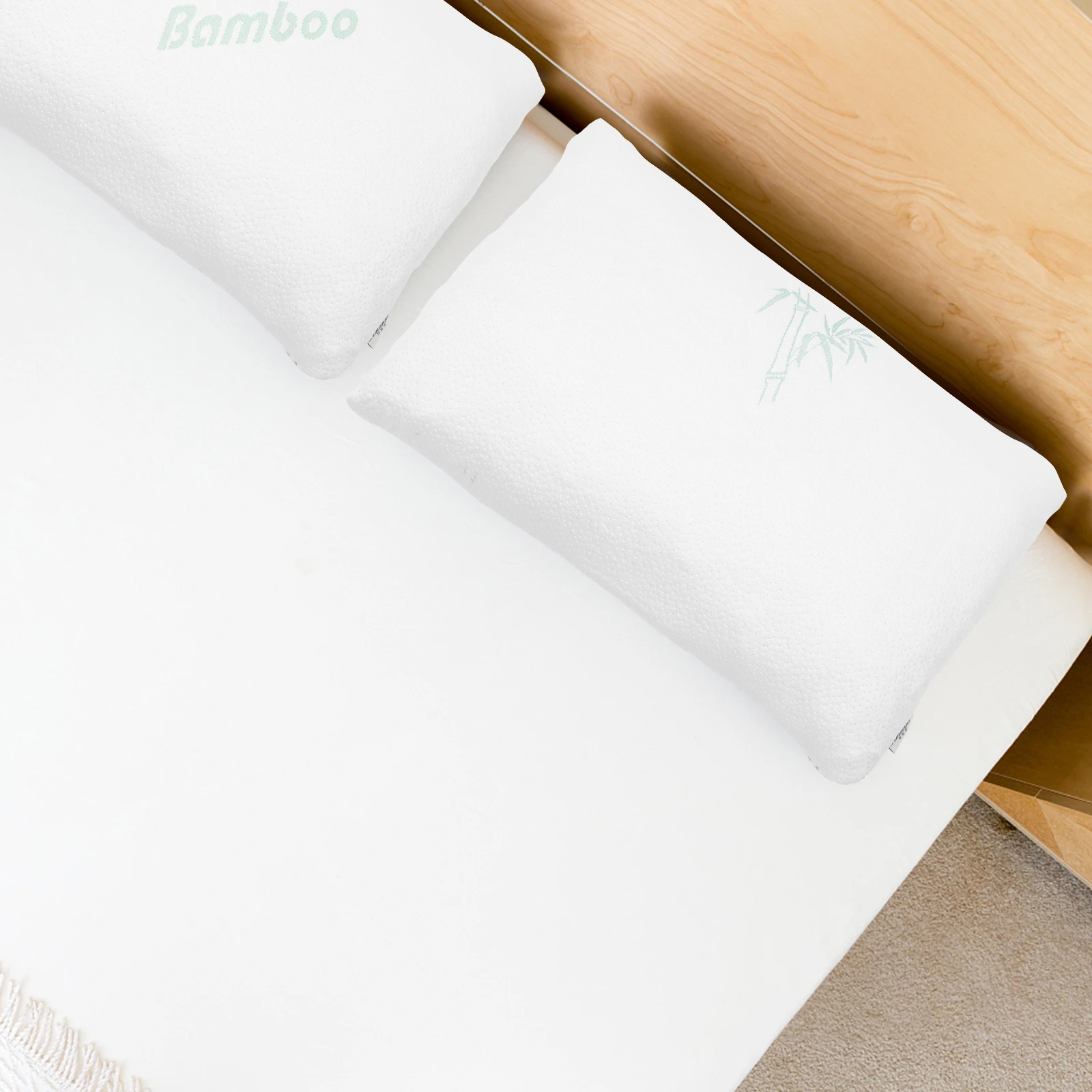 2 Pcs Latex Pillow Case Covers Memory Pillows Bamboo Fiber Single Neck Breathable
2 Pcs Latex Pillow Case Covers Memory Pillows Bamboo Fiber Single Neck Breathable