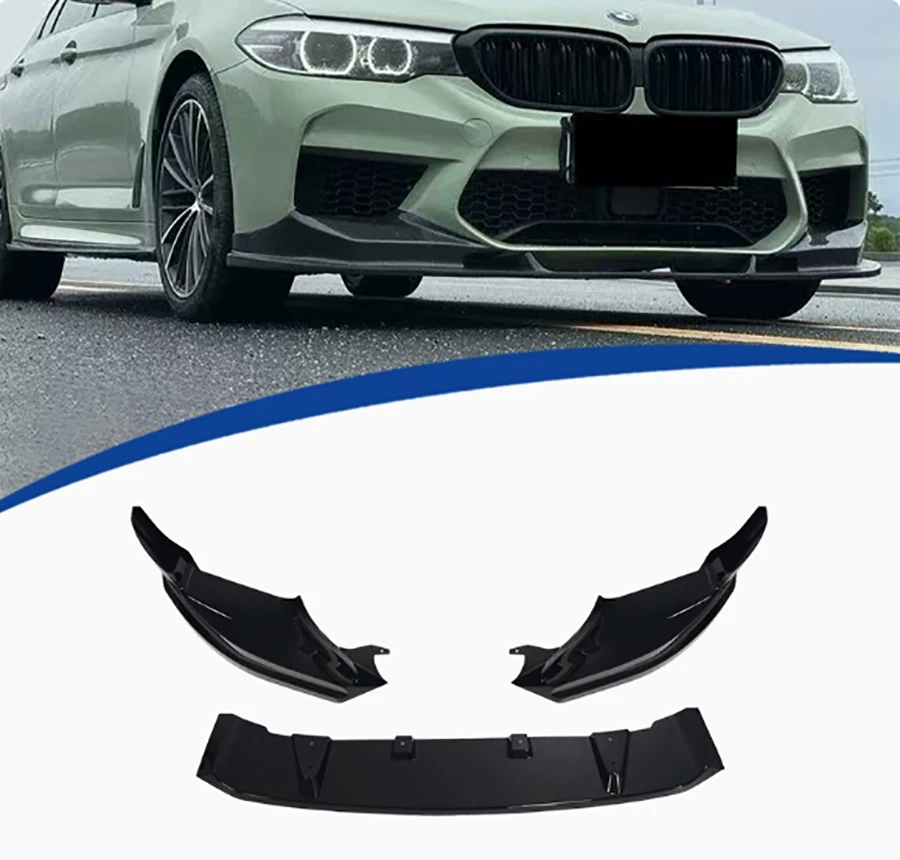 For BMW M5 F90 2017-2020 Bright Black Car Front Bumper Diverter Spoiler Diffuser Glossy Black Front lip chin CT Style body kit
For BMW M5 F90 2017-2020 Bright Black Car Front Bumper Diverter Spoiler Diffuser Glossy Black Front lip chin CT Style body kit