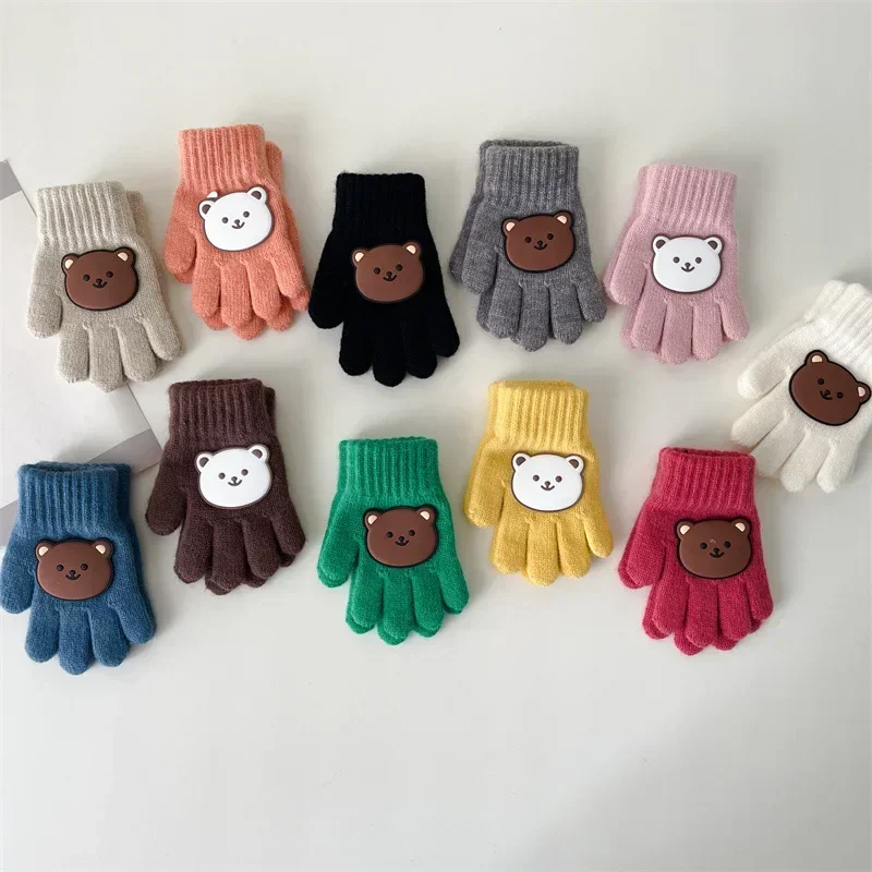 1 Pair Kids Glove Fashion Cartoon Bear Glove for Toddler Boyr Girl Autumn Winter Outdoor Playing Warm Glove Winter Accessories
1 Pair Kids Glove Fashion Cartoon Bear Glove for Toddler Boyr Girl Autumn Winter Outdoor Playing Warm Glove Winter Accessories