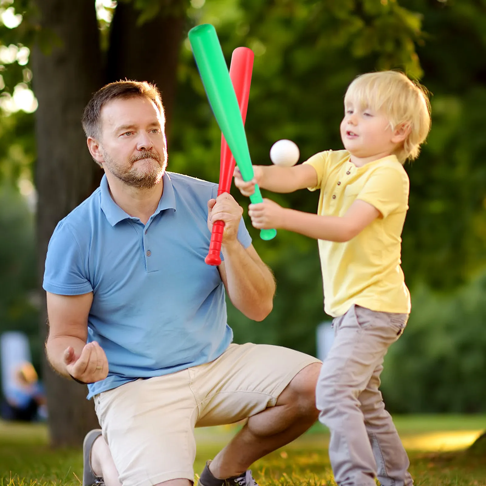6Pcs Kids Baseball Set 3 Bats 3 Balls Lightweight Portable Premium Material Fun Backyard Practice Batting Game for Toddlers
6Pcs Kids Baseball Set 3 Bats 3 Balls Lightweight Portable Premium Material Fun Backyard Practice Batting Game for Toddlers