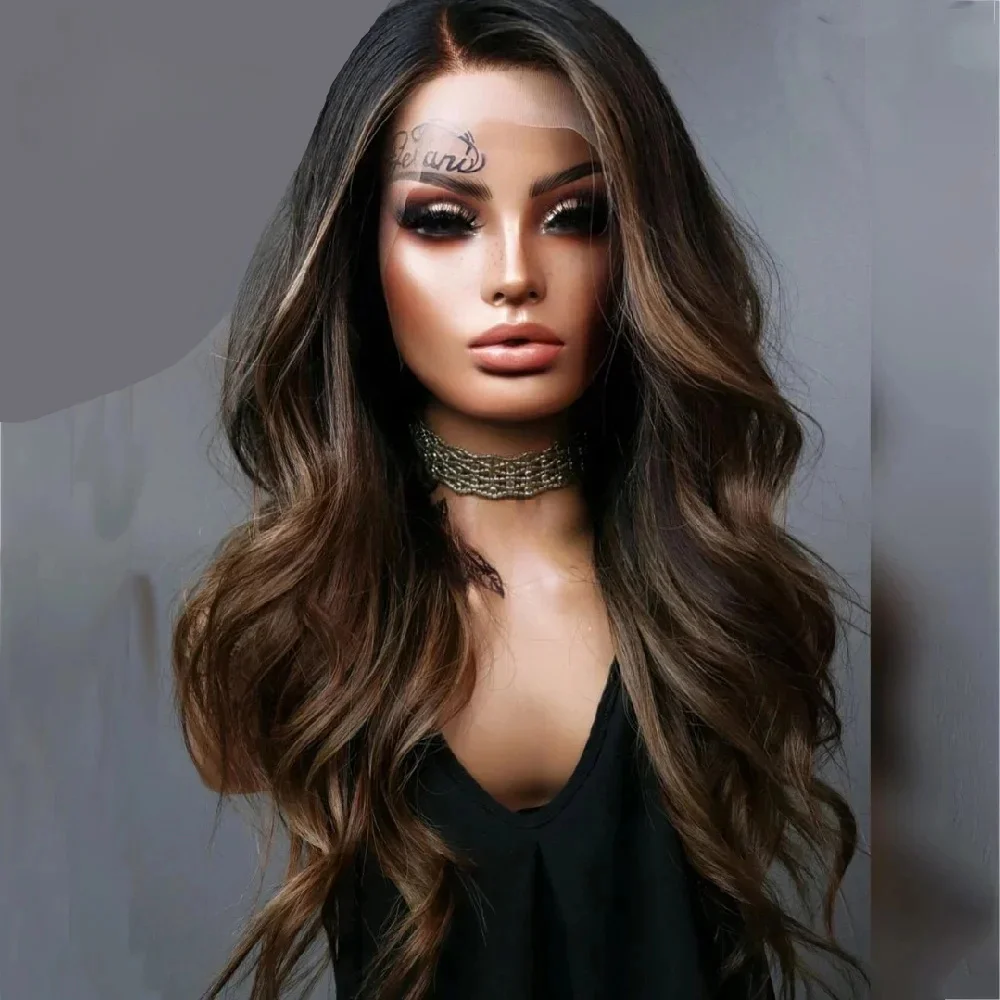 Ombre Brown Blonde Highlighted Synthetic Wig Lace Front Glueless Heat Resistant Loose Deep Wave for Women
Ombre Brown Blonde Highlighted Synthetic Wig Lace Front Glueless Heat Resistant Loose Deep Wave for Women