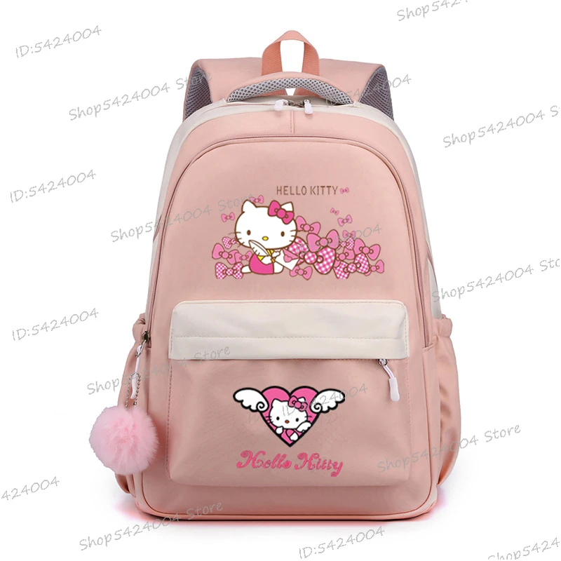Rucksack Women Hello Kitty Large Capacity Waterproof Backpack Kawaii Anime Characters Hello Kitty Schoolbag Student Girl Gift
Rucksack Women Hello Kitty Large Capacity Waterproof Backpack Kawaii Anime Characters Hello Kitty Schoolbag Student Girl Gift