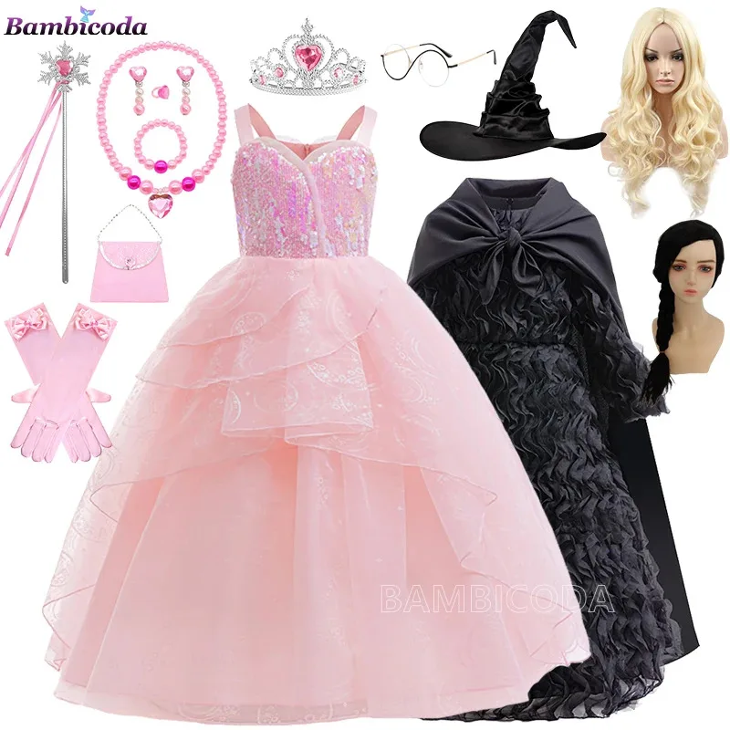 The--Wicked Glinda Elphaba Косплей Костюм Glinda Розовое Платье Принцессы Костюм Для Девочек Вечеринка Косплей Фильм Вечеринка Ведьма Одежда 
The--Wicked Glinda Elphaba Косплей Костюм Glinda Розовое Платье Принцессы Костюм Для Девочек Вечеринка Косплей Фильм Вечеринка Ведьма Одежда