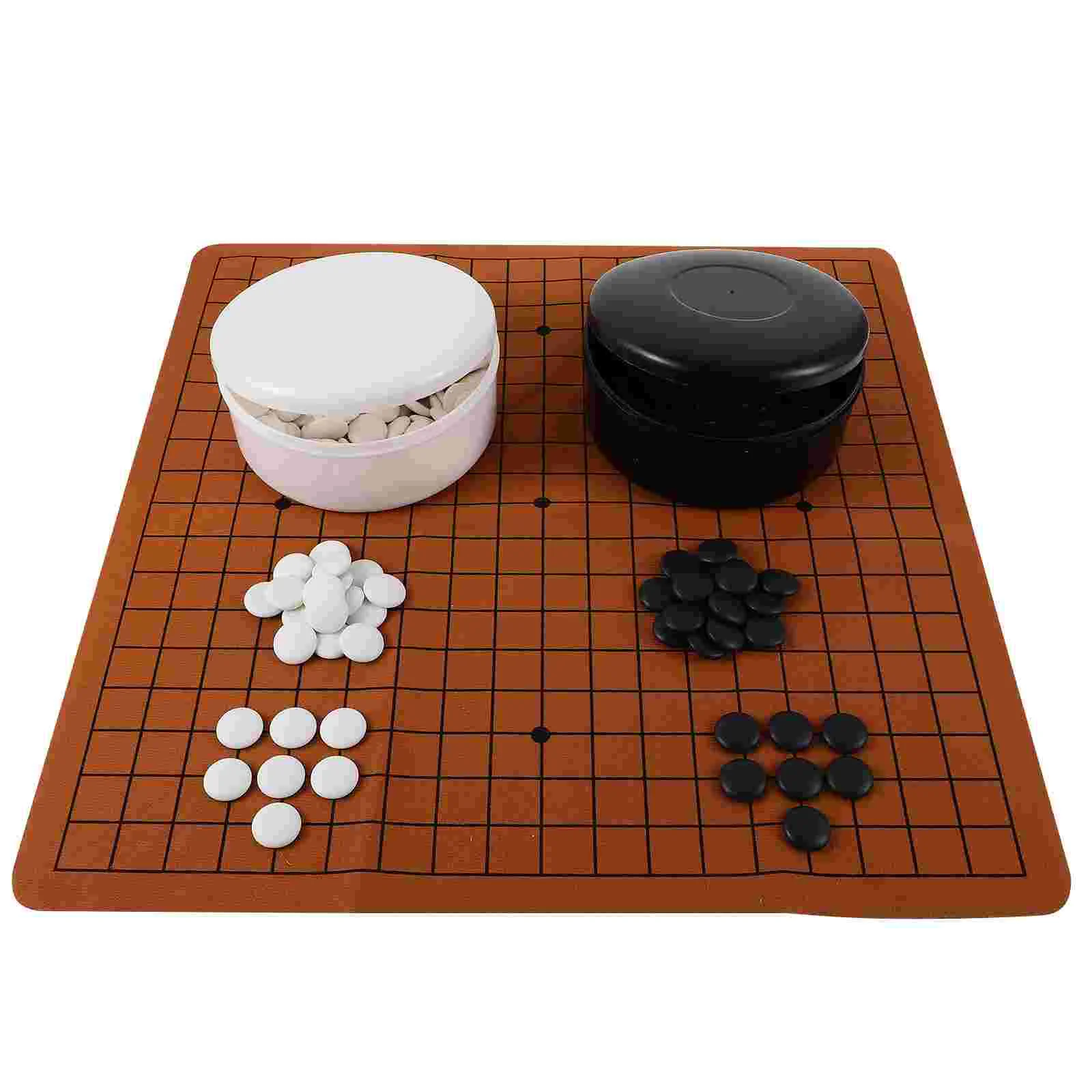 Children's Go Backgammon Beginner Chess Adult Set Desktop Board Portable Kit Ordinary Jar Pvc Small Craft Stones
Children's Go Backgammon Beginner Chess Adult Set Desktop Board Portable Kit Ordinary Jar Pvc Small Craft Stones