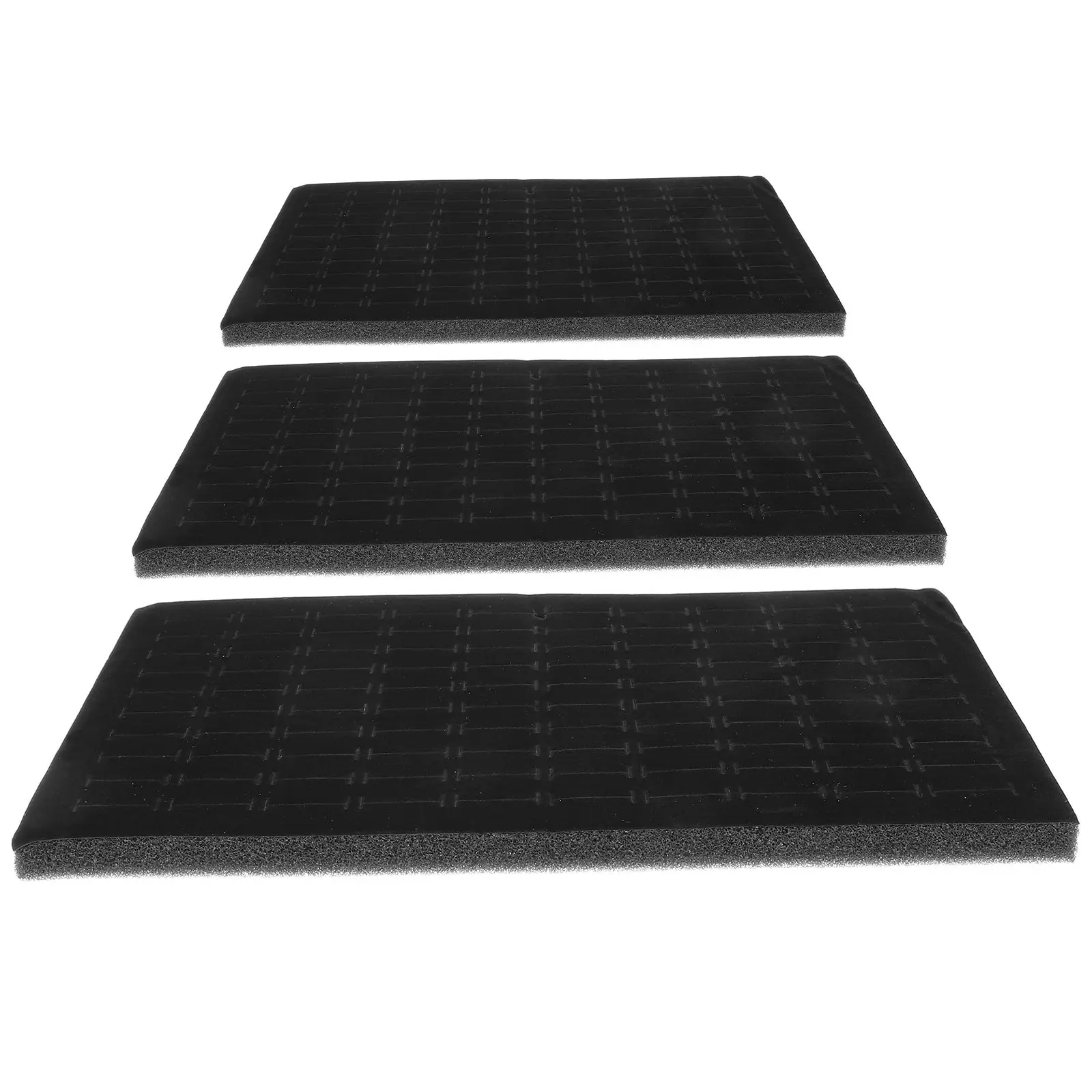 3 Pcs Jewelry Box Sponge Pad Organizer with Ring Holder for Black Travel Display Storage Trays Earring Brooch Inserts
3 Pcs Jewelry Box Sponge Pad Organizer with Ring Holder for Black Travel Display Storage Trays Earring Brooch Inserts