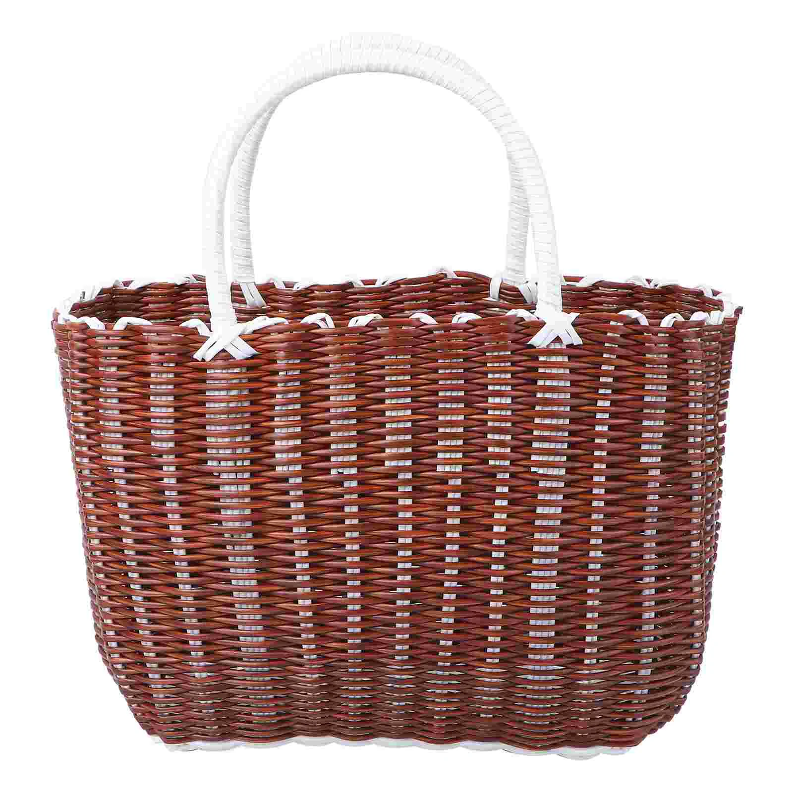 Shopping Basket with Handle Plastic Collapsible Laundry Baskets Woven Storage Bins Lids
Shopping Basket with Handle Plastic Collapsible Laundry Baskets Woven Storage Bins Lids