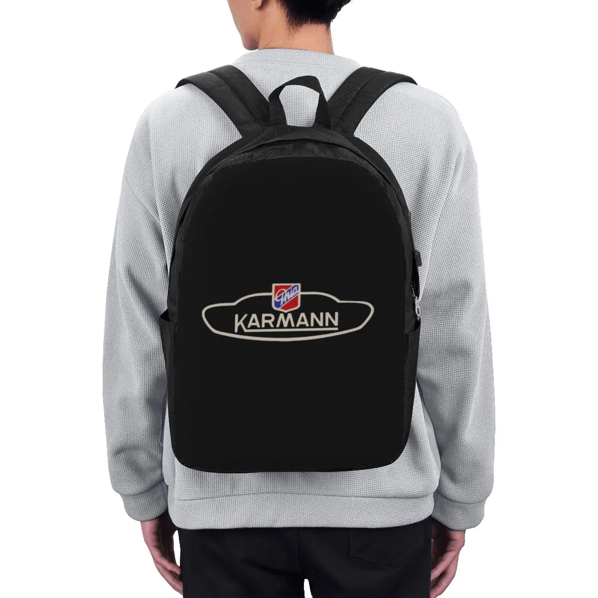 Karmann Ghia Emblem Backpack Travel Notebook Bag Computer College Student School Bag Laptop Shoulder Bags for Men Women
Karmann Ghia Emblem Backpack Travel Notebook Bag Computer College Student School Bag Laptop Shoulder Bags for Men Women