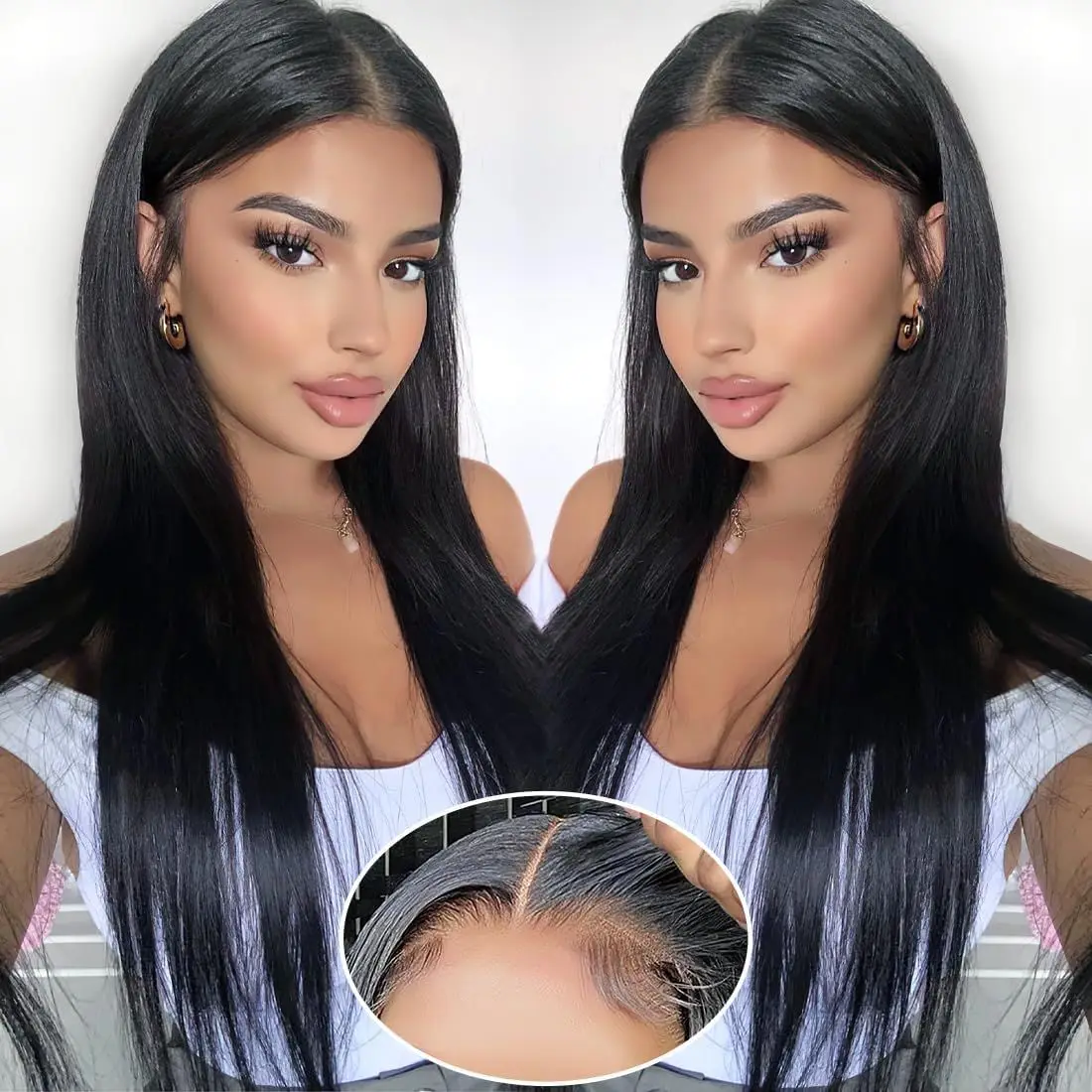 Straight Human Hair Wigs Glueless Hd Lace Frontal Wig Ready To Wear Brazilian 4X4 5X5 Closure Wig For Women 30 40 Inch
Straight Human Hair Wigs Glueless Hd Lace Frontal Wig Ready To Wear Brazilian 4X4 5X5 Closure Wig For Women 30 40 Inch