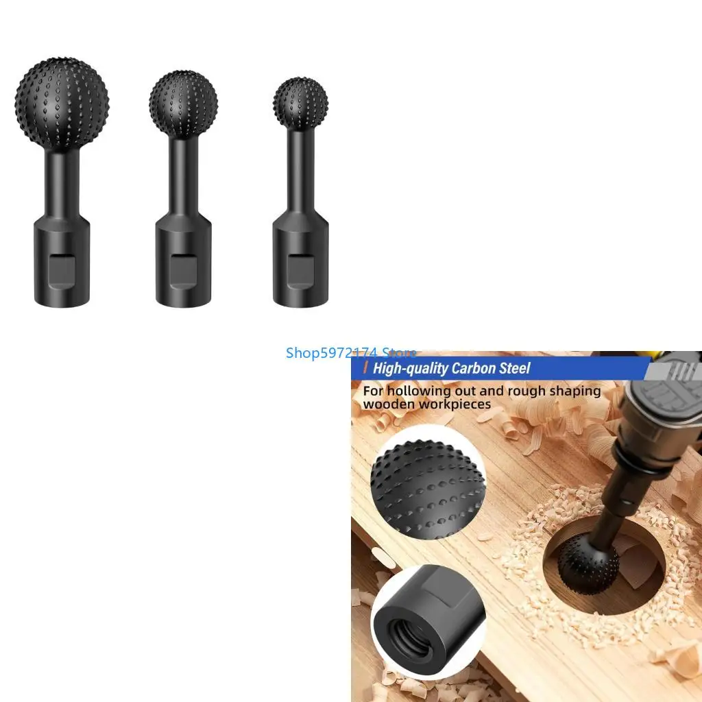Y3NB Spherical Rotary Burr Head 3Pieces for Angled Grinder Use in Sculpting 25mm 30mm 40mm
Y3NB Spherical Rotary Burr Head 3Pieces for Angled Grinder Use in Sculpting 25mm 30mm 40mm