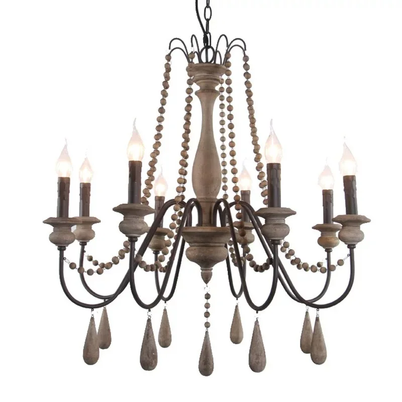American medieval wood chandelier, bedroom French pastoral, restaurant clothing store, lamp
American medieval wood chandelier, bedroom French pastoral, restaurant clothing store, lamp