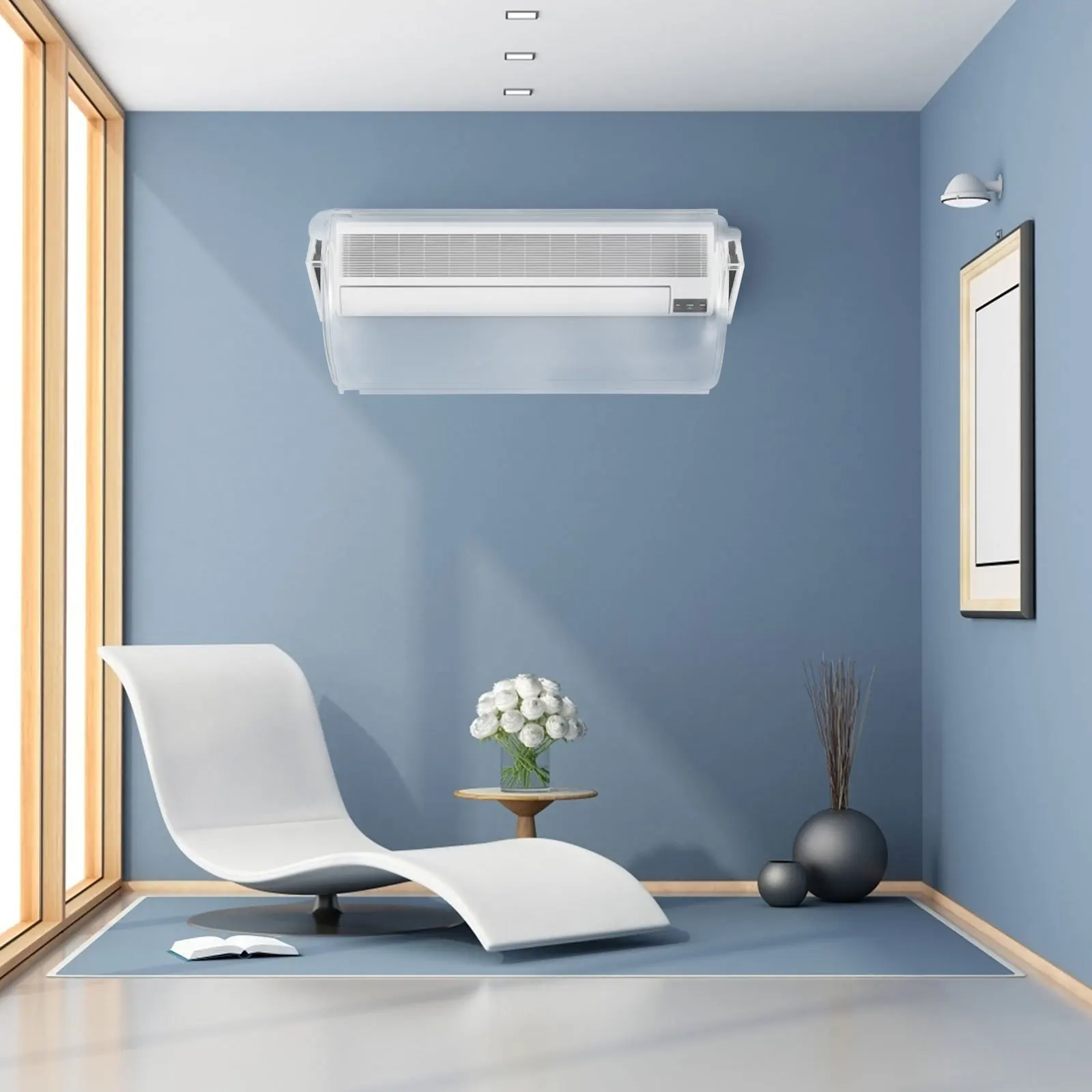 2pcs Air Conditioner Deflector Transparent Adjustable Baffle For Wall-Mounted Ac Anti-Blowing Shield Home Vent Cover Cooling
2pcs Air Conditioner Deflector Transparent Adjustable Baffle For Wall-Mounted Ac Anti-Blowing Shield Home Vent Cover Cooling