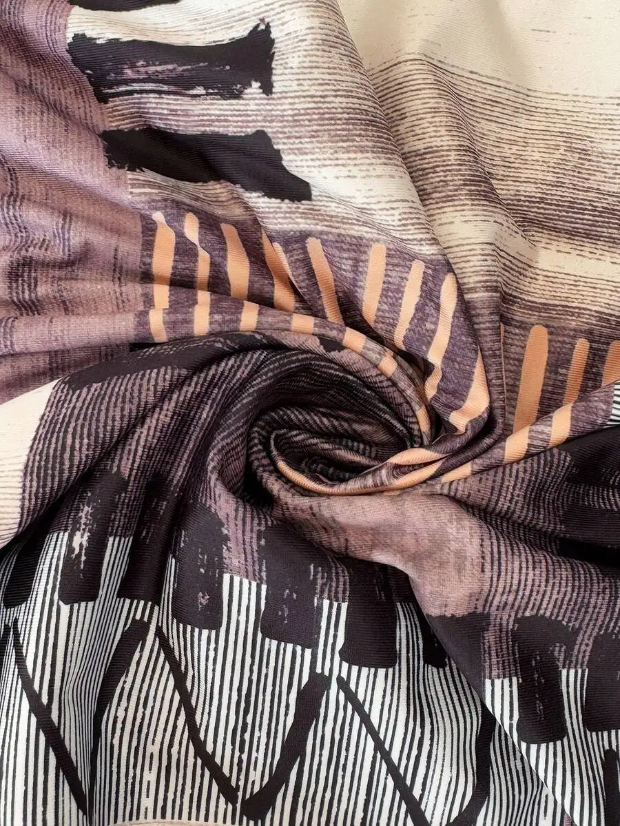 Plus Size Round Neck Casual Printed Knitted Scarf
Plus Size Round Neck Casual Printed Knitted Scarf
