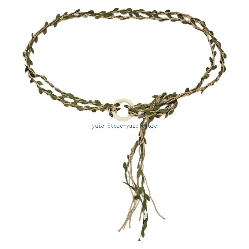 X7XB Bohemian Braided Waist Chain Nylon Hip Belt For Women Summer Festival Accessory
X7XB Bohemian Braided Waist Chain Nylon Hip Belt For Women Summer Festival Accessory