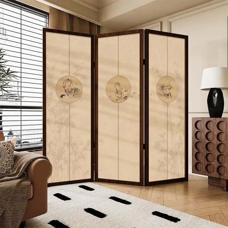 New Song Dynasty Aesthetics Chinese Solid Wood Old Foldable Movable Folding Screen Hotel Living Room Study Cover
New Song Dynasty Aesthetics Chinese Solid Wood Old Foldable Movable Folding Screen Hotel Living Room Study Cover