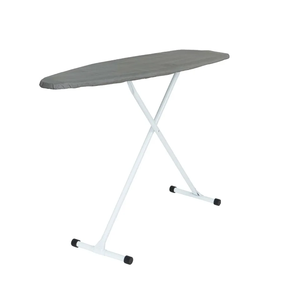 Adjustable Height Freestanding T-Leg Ironing Board with enhanced grip feet Solid Gray
Adjustable Height Freestanding T-Leg Ironing Board with enhanced grip feet Solid Gray