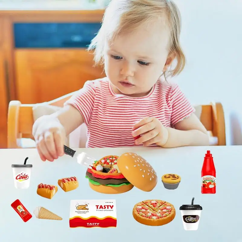 Cutting Food Toy Colorful Hamburger Cutting Toy Portable Kids Travel Activities Fine Motor Skills Learning Game For Boys Girls
Cutting Food Toy Colorful Hamburger Cutting Toy Portable Kids Travel Activities Fine Motor Skills Learning Game For Boys Girls