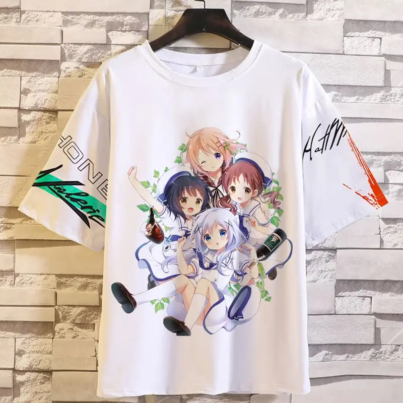 Anime Game Would You Like Some Rabbit-Themed Short-Sleeve T-Shirts Today Fragrant Chino Clothes Tobi Merchandise
Anime Game Would You Like Some Rabbit-Themed Short-Sleeve T-Shirts Today Fragrant Chino Clothes Tobi Merchandise