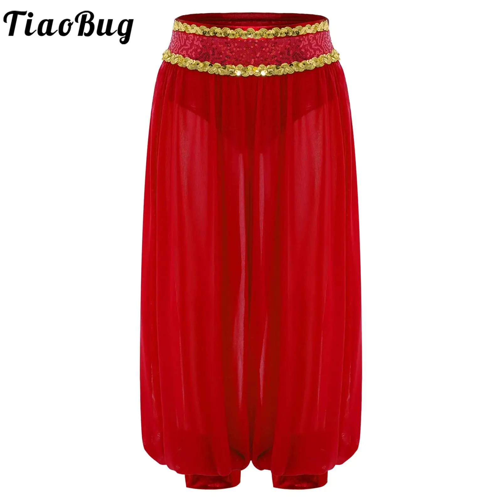 Kids Girls Belly Dance Pants Ballerina Princess Costume Zip Mesh Bloomers Halloween Party Trousers Fairy Tale Stage Performance
Kids Girls Belly Dance Pants Ballerina Princess Costume Zip Mesh Bloomers Halloween Party Trousers Fairy Tale Stage Performance
