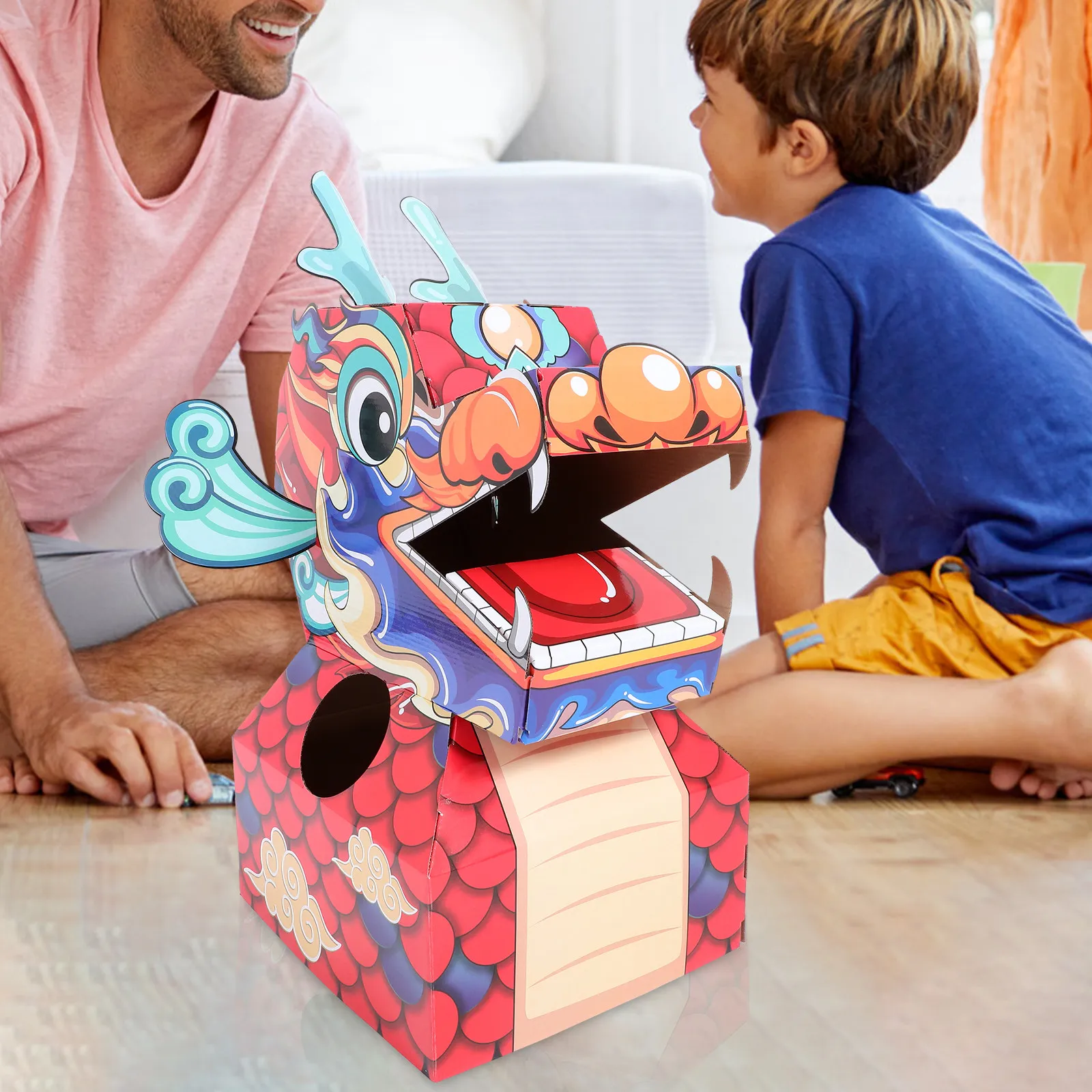 Toy Boxes Paper Dragon Puppet Diy Wearable Costume Toys for Toddlers
Toy Boxes Paper Dragon Puppet Diy Wearable Costume Toys for Toddlers