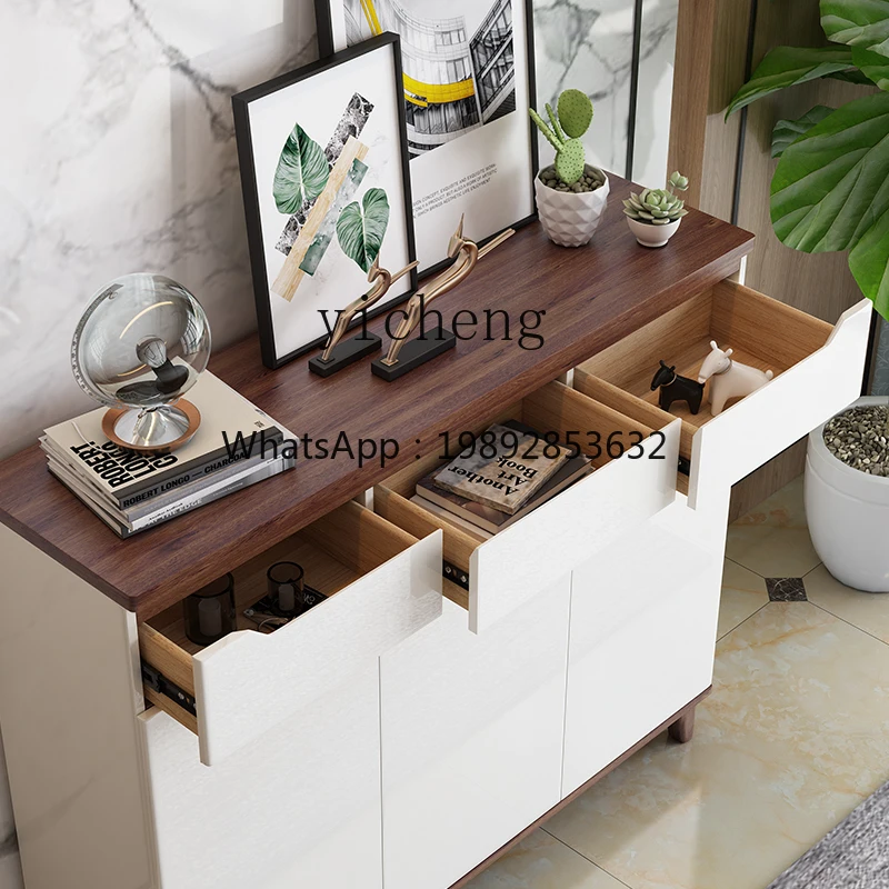 XLL shoe cabinet household simple modern solid wood legs Nordic living room foyer cabinet
XLL shoe cabinet household simple modern solid wood legs Nordic living room foyer cabinet