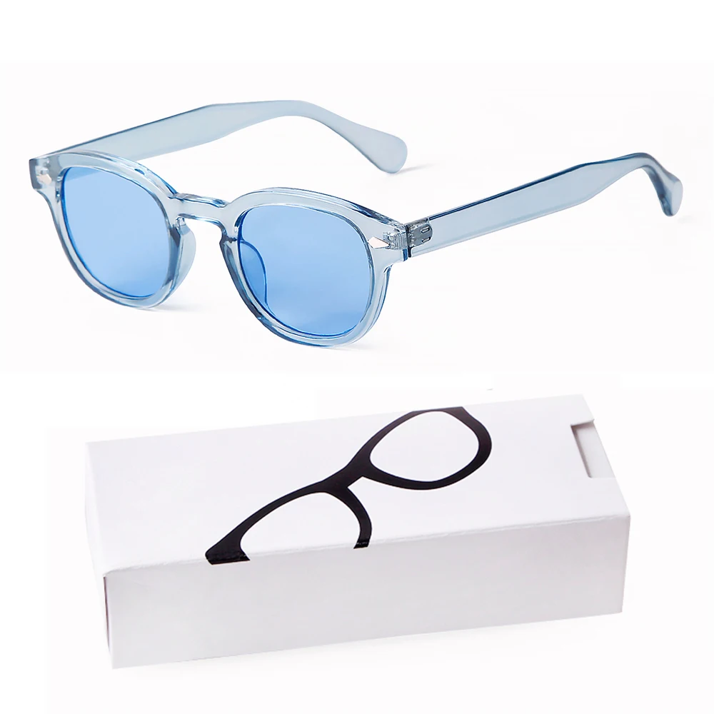 Classic Fashion Transparent Blue Round Sunglasses for Women Men 2024 Retro Rivet Tortoiseshell Square Sun Glasses UV400 with Box
Classic Fashion Transparent Blue Round Sunglasses for Women Men 2024 Retro Rivet Tortoiseshell Square Sun Glasses UV400 with Box