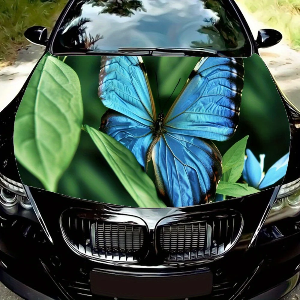 Blue Butterfly Rests on Green Leaves Car Hood Wrap Color Vinyl Sticker Truck Graphic Bonnet Auto Accessories Decor Decal Gift
Blue Butterfly Rests on Green Leaves Car Hood Wrap Color Vinyl Sticker Truck Graphic Bonnet Auto Accessories Decor Decal Gift