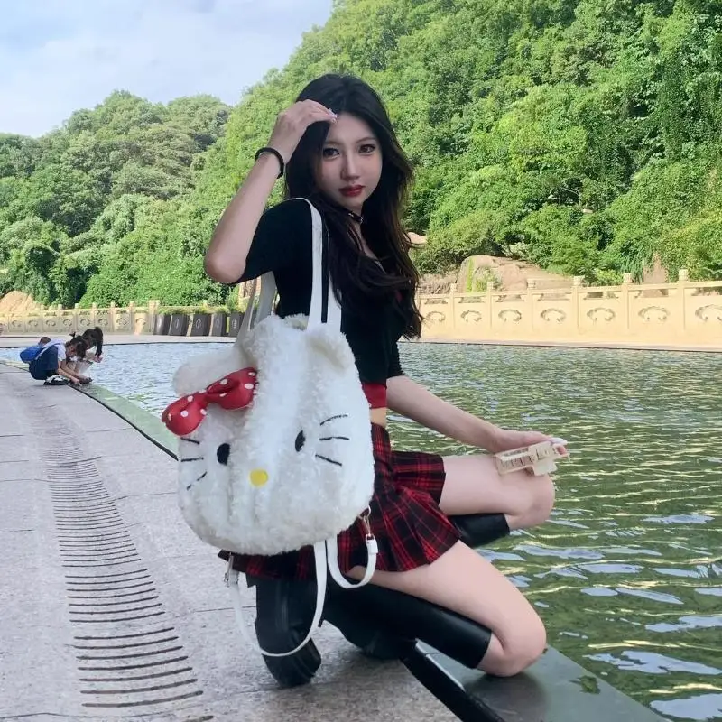 Sanrio Girl Quadratic Element Tote Bag Shoulder Bag Kawaii Hello Kitty Cartoon Student Leisure Backpack Cute Fashion New Style 
Sanrio Girl Quadratic Element Tote Bag Shoulder Bag Kawaii Hello Kitty Cartoon Student Leisure Backpack Cute Fashion New Style