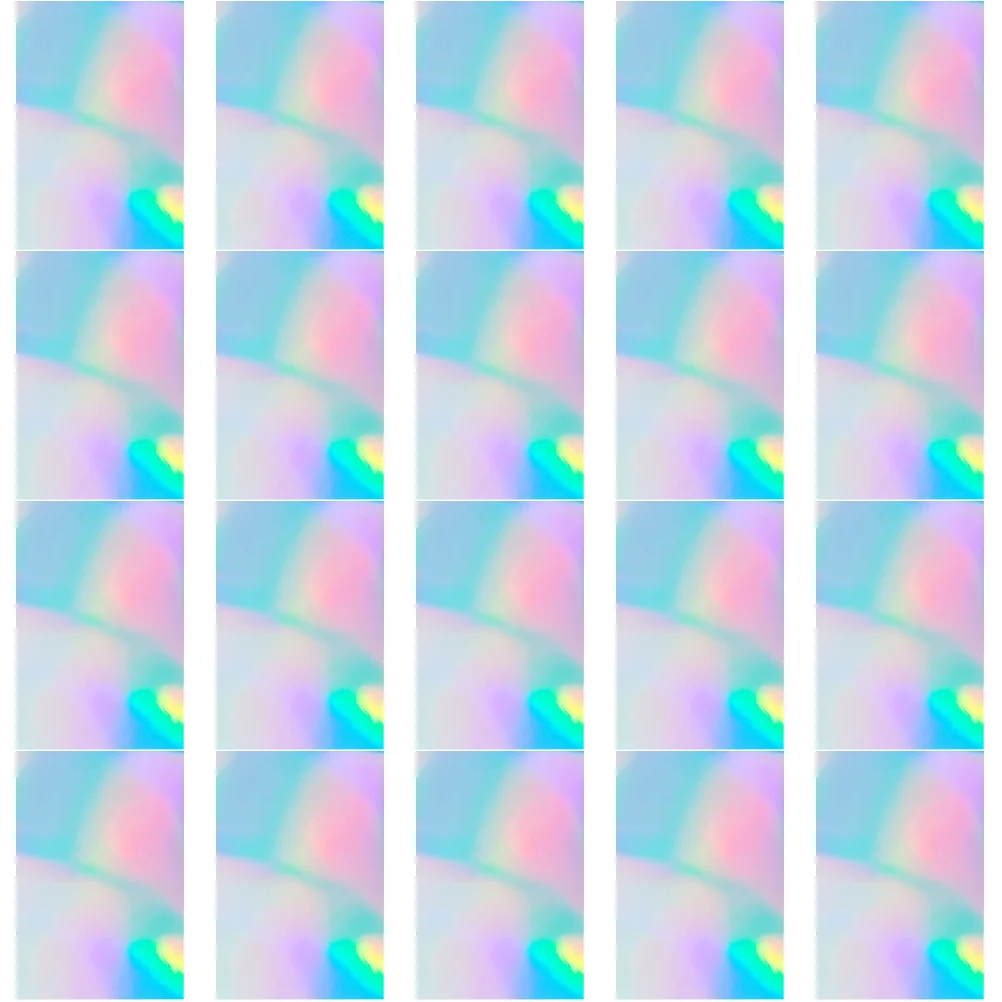 20 Sheets A4 Colorful Holographic Paper Stickers Printing Vinyl Iridescent Waterproof Decorative Craft Scrapbook
20 Sheets A4 Colorful Holographic Paper Stickers Printing Vinyl Iridescent Waterproof Decorative Craft Scrapbook
