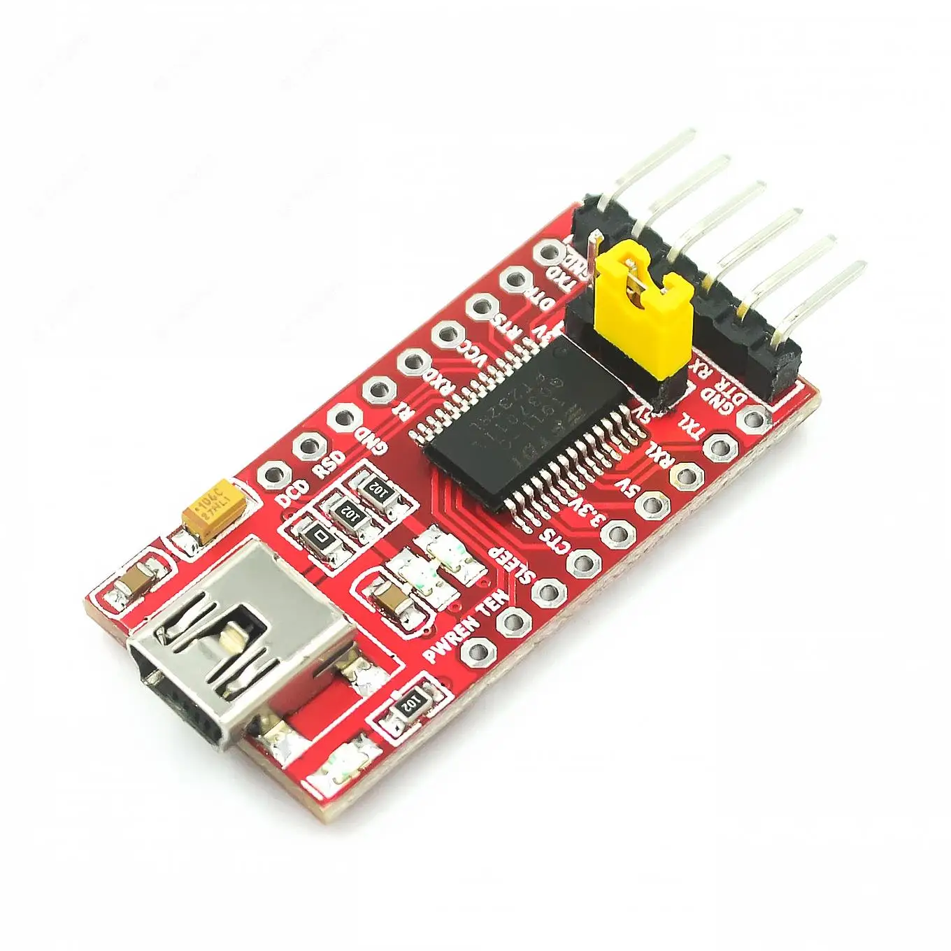 New FT232RL FT232 USB TO TTL 5V 3.3V Download Cable To Serial Adapter Module USB TO 232
New FT232RL FT232 USB TO TTL 5V 3.3V Download Cable To Serial Adapter Module USB TO 232