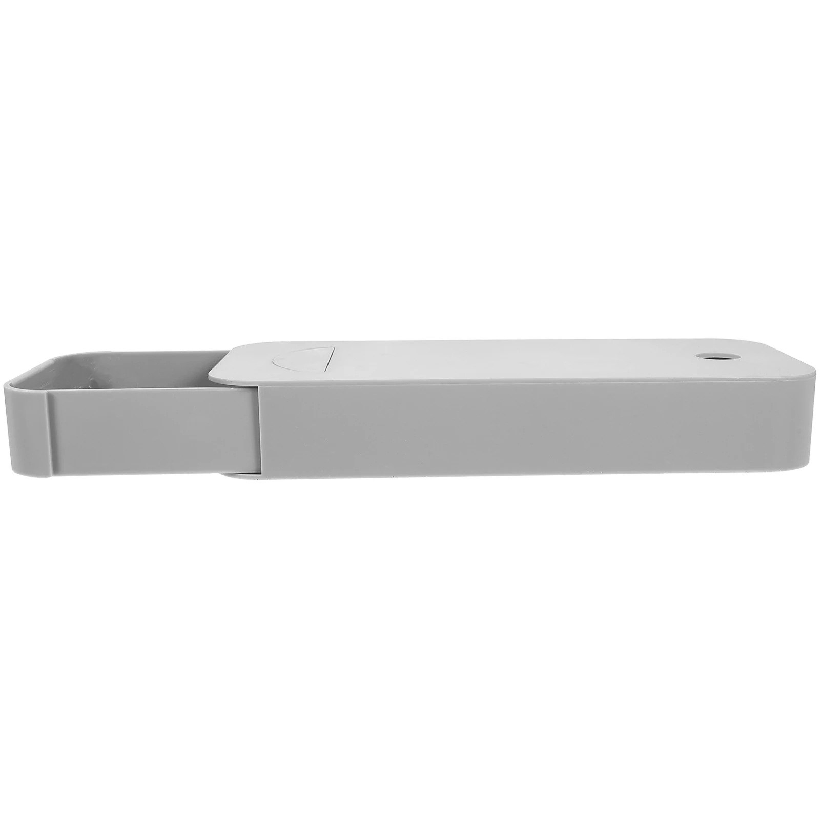 Sturdy Plastic Under Desk Pen Case Hidden Storage Box Drawer Style Holder Office Supplies Organizer Self-Adhesive Wear Resistant
Sturdy Plastic Under Desk Pen Case Hidden Storage Box Drawer Style Holder Office Supplies Organizer Self-Adhesive Wear Resistant