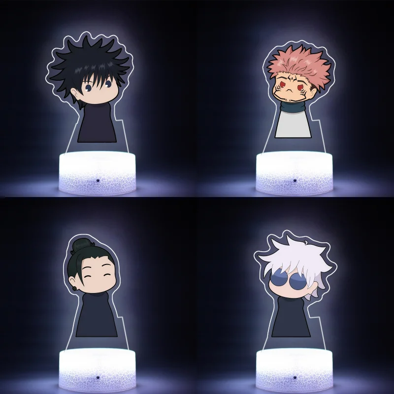 Jujutsu Kaisen night light Anime Merchandise light-up standee Decoration Monochrome 7 Color Bedroom Atmosphere Creativity Gift.
Jujutsu Kaisen night light Anime Merchandise light-up standee Decoration Monochrome 7 Color Bedroom Atmosphere Creativity Gift.