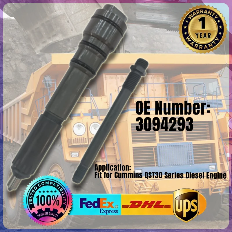High Quality Fuel Injector 3094293 for Cummins QST30 Series Diesel Engine
High Quality Fuel Injector 3094293 for Cummins QST30 Series Diesel Engine