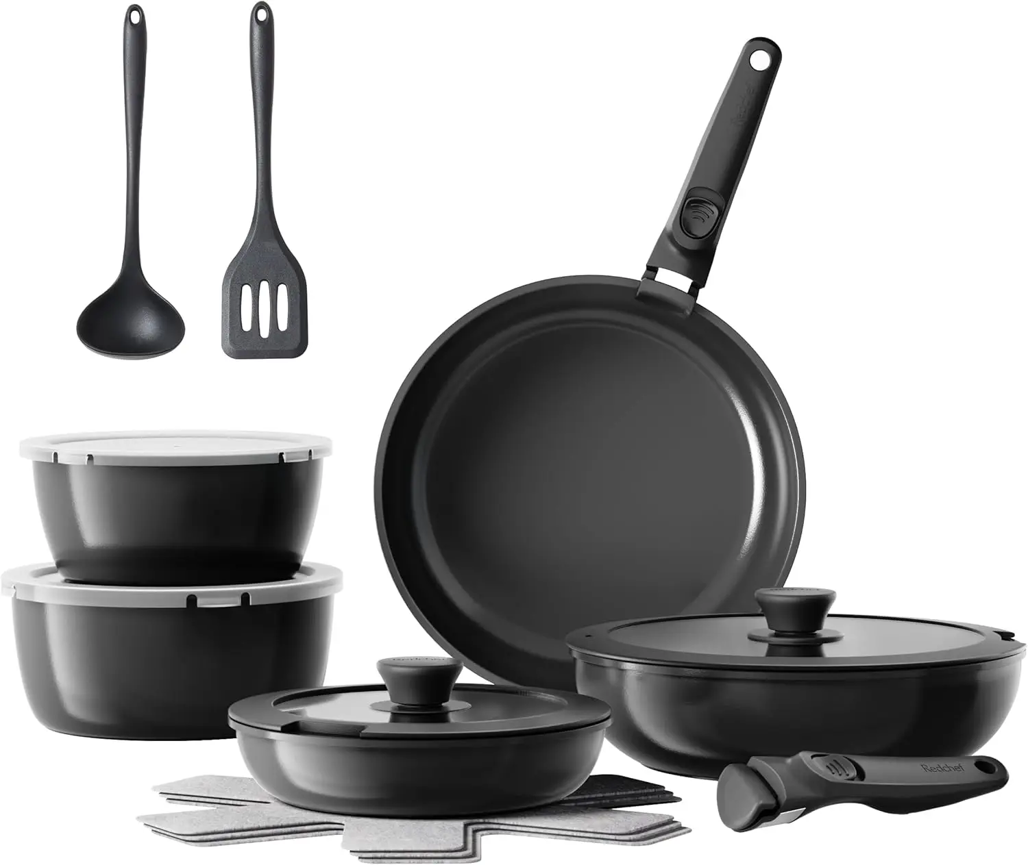 16pcs Ceramic Pots Pans Set Non Stick Nonstick Kitchen Cookware Set Detachable Handle Non Toxic RV Cookware Set Camping
16pcs Ceramic Pots Pans Set Non Stick Nonstick Kitchen Cookware Set Detachable Handle Non Toxic RV Cookware Set Camping